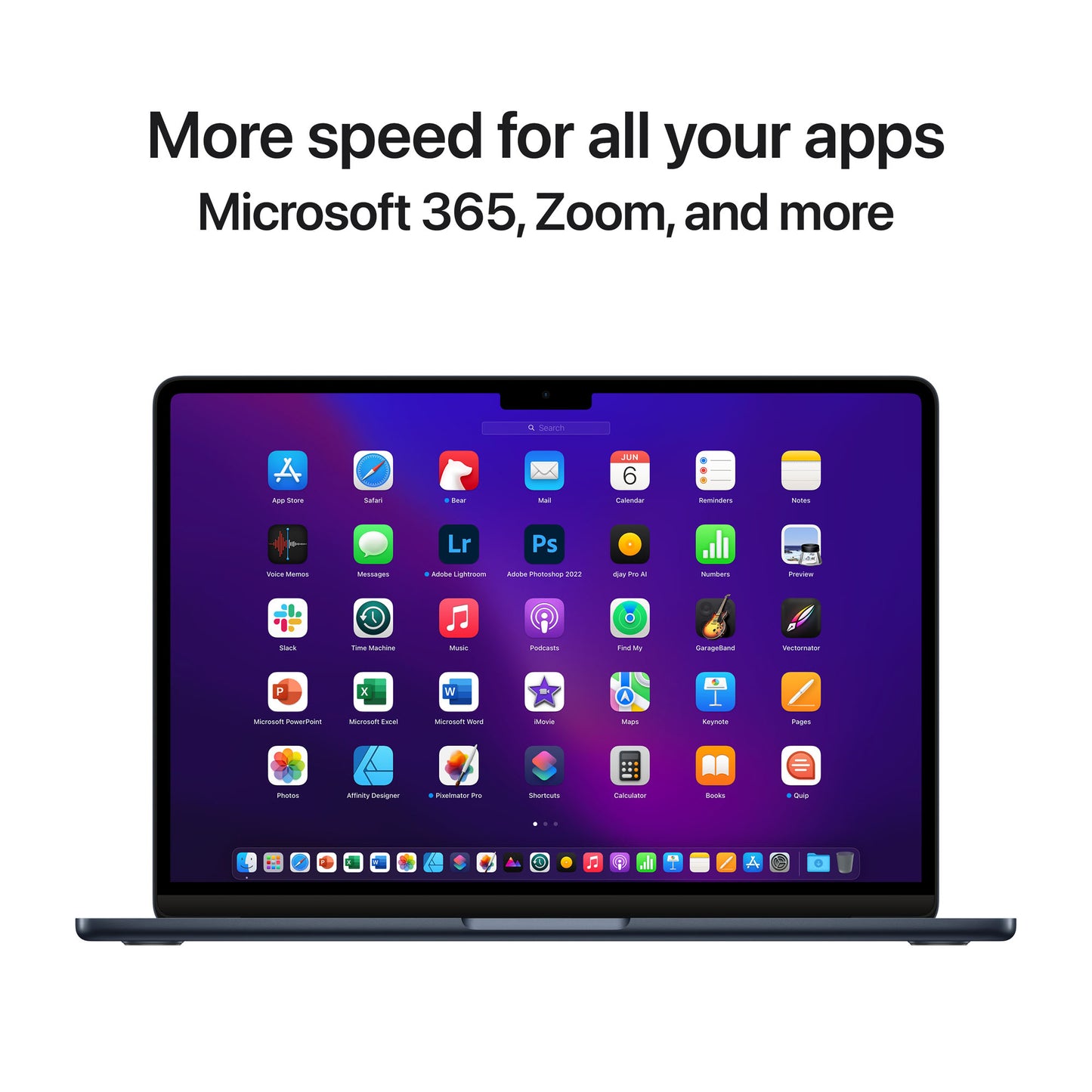 13-inch MacBook Air: Apple M2 chip with 8-core CPU and 8-core GPU 256GB - Midnight